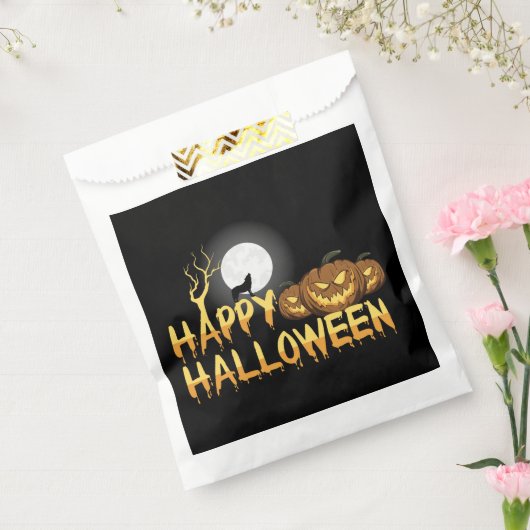 Happy Halloween Wolf Bedankzakje (Gezegeld)