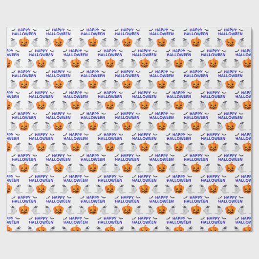 Happy Halloween Wraping Papers For Hallowing Cadeaupapier (Vlak)