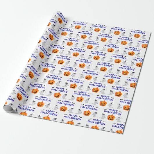 Happy Halloween Wraping Papers For Hallowing Cadeaupapier (Uitgerold)
