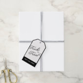 Happy Halloween zwart cadeau Label Cadeaulabel (Met Touw)