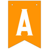 Happy Halloween Zwart Sinaasappel Jack O Lantaarn  Vlaggetjes (Tweede vlag)