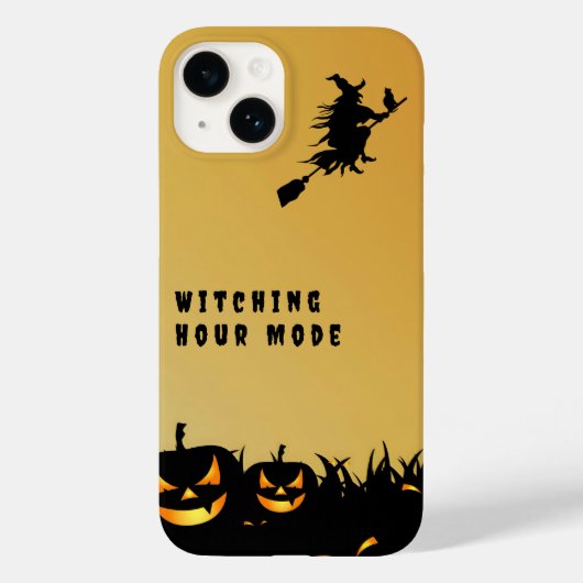 Happy Halloween zwarte heks Case-Mate iPhone Case (Achterkant)