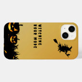 Happy Halloween zwarte heks Case-Mate iPhone Case (Achterkant (horizontaal))
