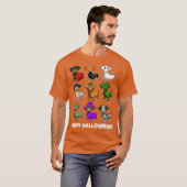 Happy Halloweenie Dachshund  Dachshund Halloween T-shirt (Voorkant volledig)