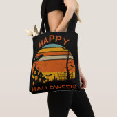 Happy Hallowen Retro  Tote Bag (Dichtbij)