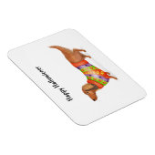 Happy Hallowiener teckel Halloween magneet (Rechterzijde)