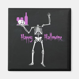 Happy Hallowine Headless Skeleton Magneet