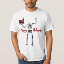 Happy Hallowine Headless Skeleton
