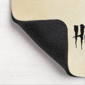 Happy Hallowine Pumpkin Wine Glass Halloween Muismat (Hoek)