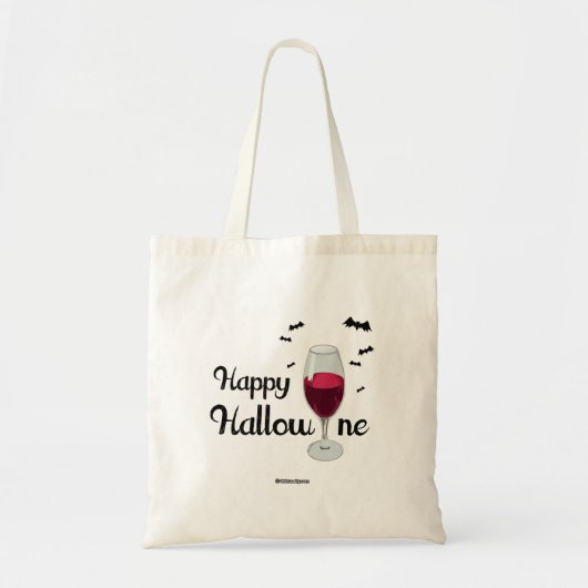 Happy Hallowine Tote Bag (Voorkant)