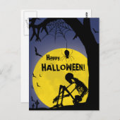 Happy Haloween Briefkaart (Voorkant / Achterkant)