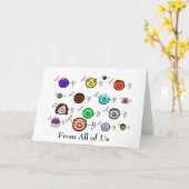 Happy Ham Club Wenskaart - Pas het aan! Kaart (Gele Bloem)