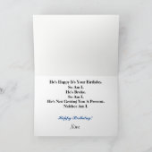 Happy Ham Funny Verjaardag Kaart (Binnen)