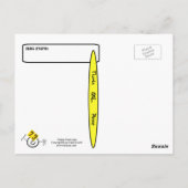 Happy Ham-Logo Ham-radio QSL-kaarten Briefkaart (Achterkant)