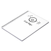 Happy Ham Radio-laptop Notitieboek (Linkerzijde)