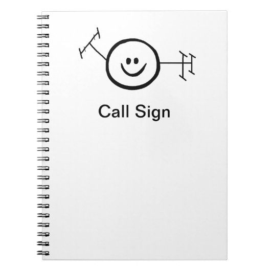 Happy Ham Radio-laptop Notitieboek (Voorkant)