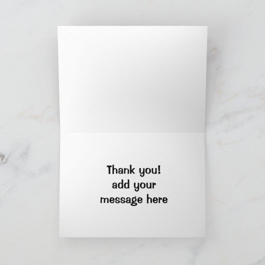 Happy Hamburger Bedankkaart (Binnen)