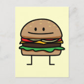 Happy Hamburger Briefkaart (Voorkant)