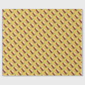 Happy Hamburger Cadeaupapier (Vlak)