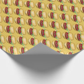 Happy Hamburger Cadeaupapier (Hoek)