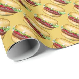 Happy Hamburger Cadeaupapier