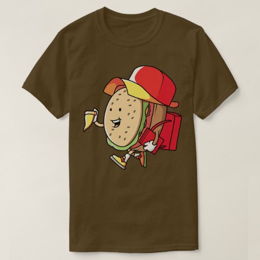 Happy Hamburger Schoolboy T-shirt (Design voorkant)