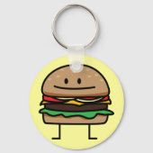 Happy Hamburger Sleutelhanger (Voorkant)