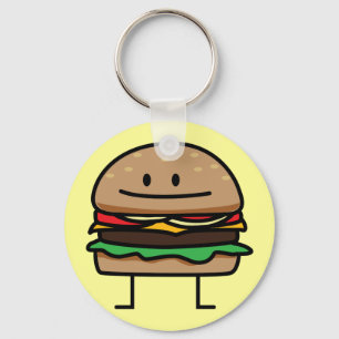 Happy Hamburger Sleutelhanger