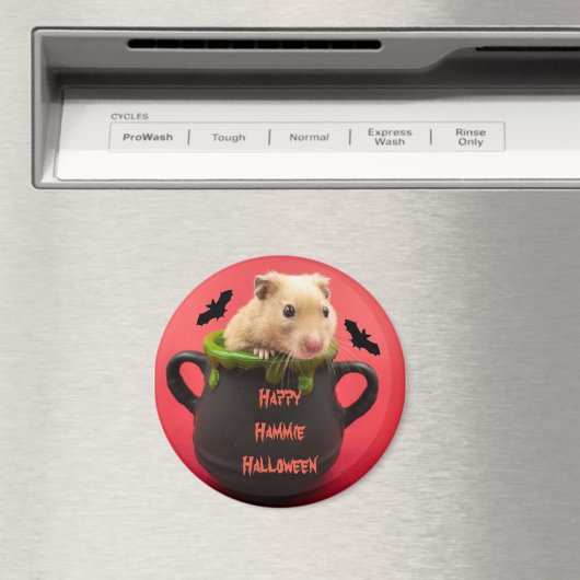 Happy Hammie Halloween Magnet (Insitu (Vaatwasser))