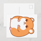 Happy Hamster Briefkaart (Voorkant / Achterkant)