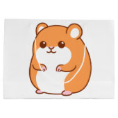 Happy Hamster Gift Bags Groot Cadeauzakje (Achterkant)