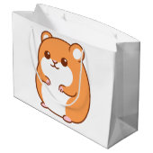 Happy Hamster Gift Bags Groot Cadeauzakje (Achterkant Gekanteld)