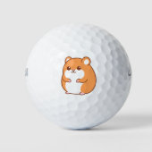 Happy Hamster Golf Balls Golfballen (Voorkant)