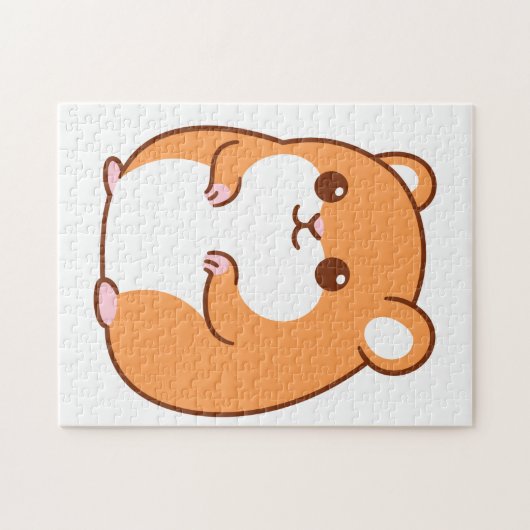 Happy Hamster Jigzaag Puzzle Legpuzzel (Horizontaal)
