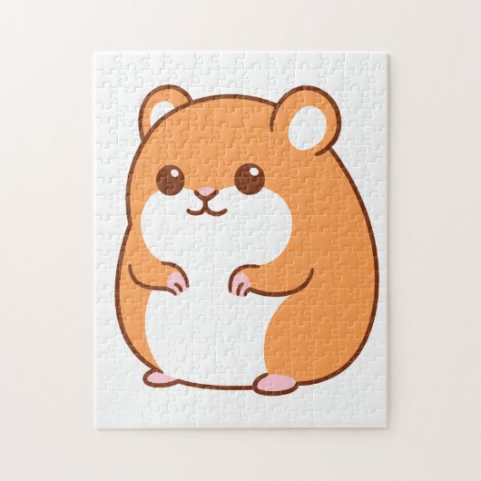 Happy Hamster Jigzaag Puzzle Legpuzzel (Verticaal)