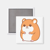Happy Hamster Magnet (Voorkant / Achterkant)