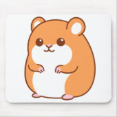 Happy Hamster Mousepad Muismat (Voorkant)