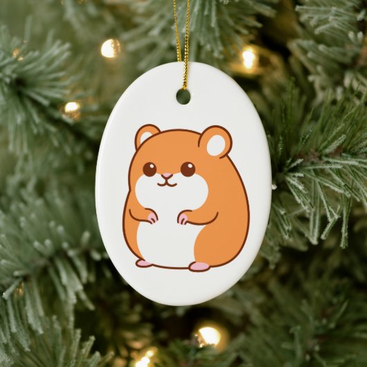 Happy Hamster Ornament (Boom)