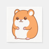 Happy Hamster Paper Napkins Servet (Voorkant)