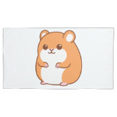 Happy Hamster Pillowcases Kussensloop (Voorkant-Links)