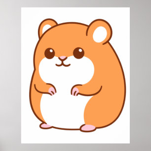Happy Hamster Poster