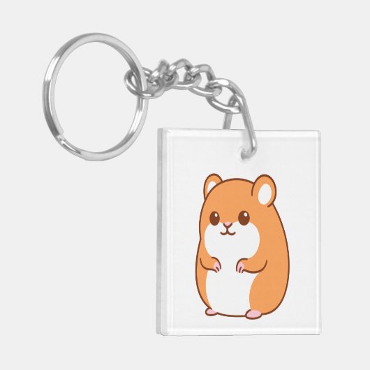 Happy Hamster Sleutelhanger (Voorkant Links)