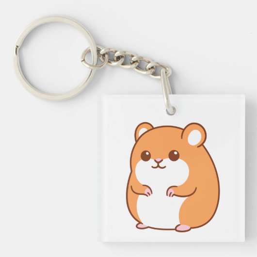 Happy Hamster Sleutelhanger (Voorkant)