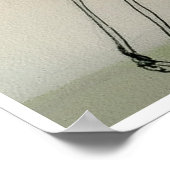 Happy Hamster Tekening - Kunstdruk Poster (Hoek)