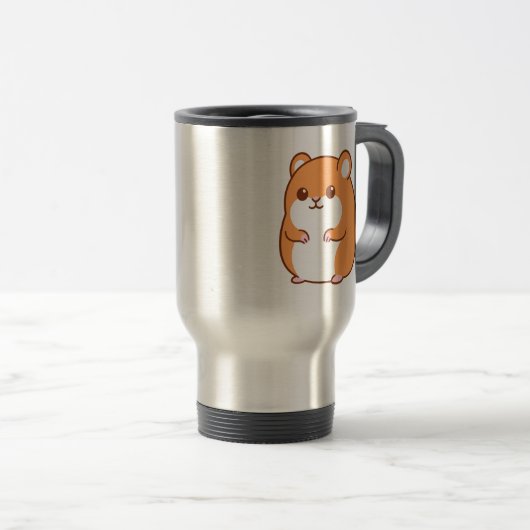 Happy Hamster Travel Mug Reisbeker (Voorkant rechts)