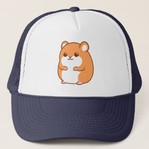 Happy Hamster Trucker Hat Pet