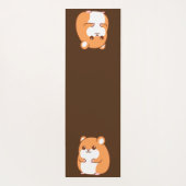Happy Hamster Yoga Mat (Achterkant)