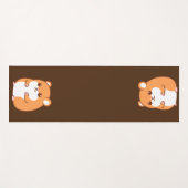 Happy Hamster Yoga Mat (Voorkant (horizontaal))