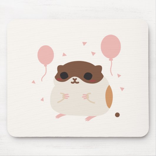 Happy Hamster's Perfect Morning Poop Muismat (Voorkant)