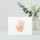 Happy Hand Briefkaart (Staand voorkant)